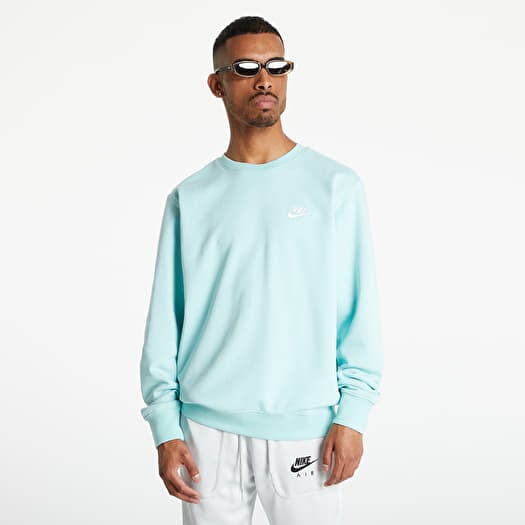Nike club light grey sweatshirt sales