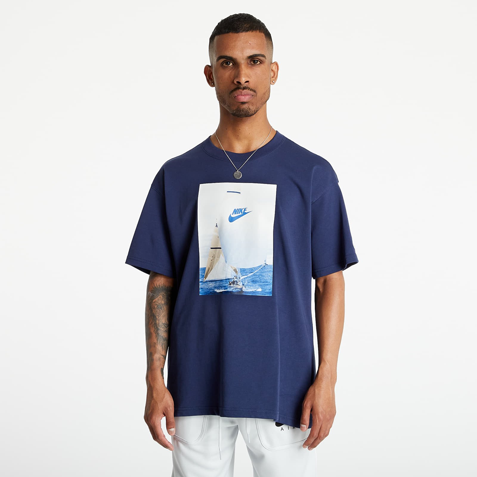 Marškinėliai Nike Sportswear Tee Re-Issue Midnight Navy