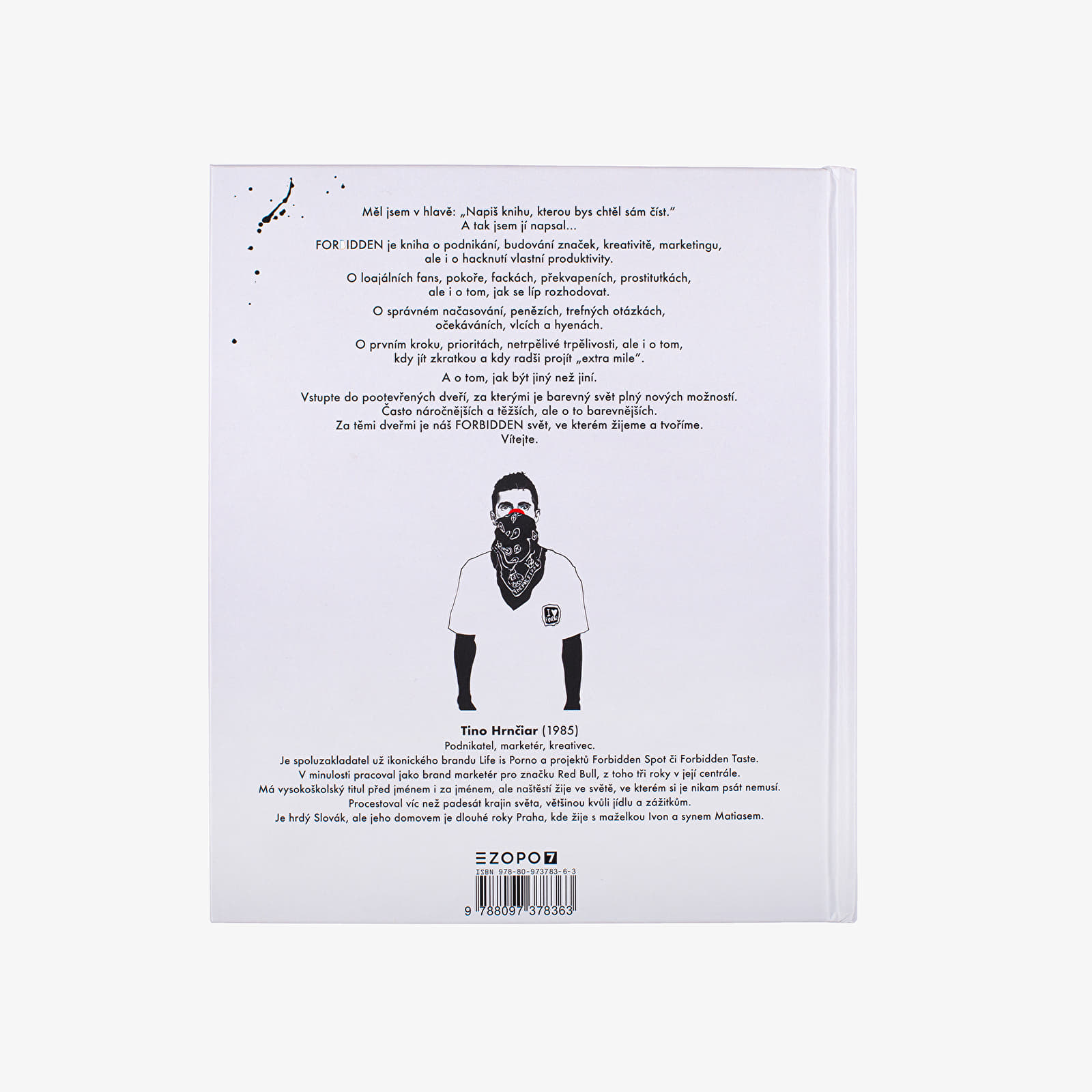 Doplňky LIFE IS PORNO Tino Hrnčiar Forbidden (SK) Book