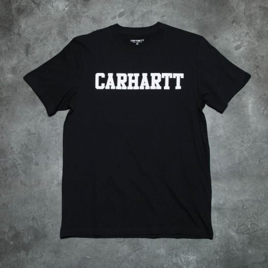 T-Shirts and shirts Carhartt WIP S/S College T-Shirt Black