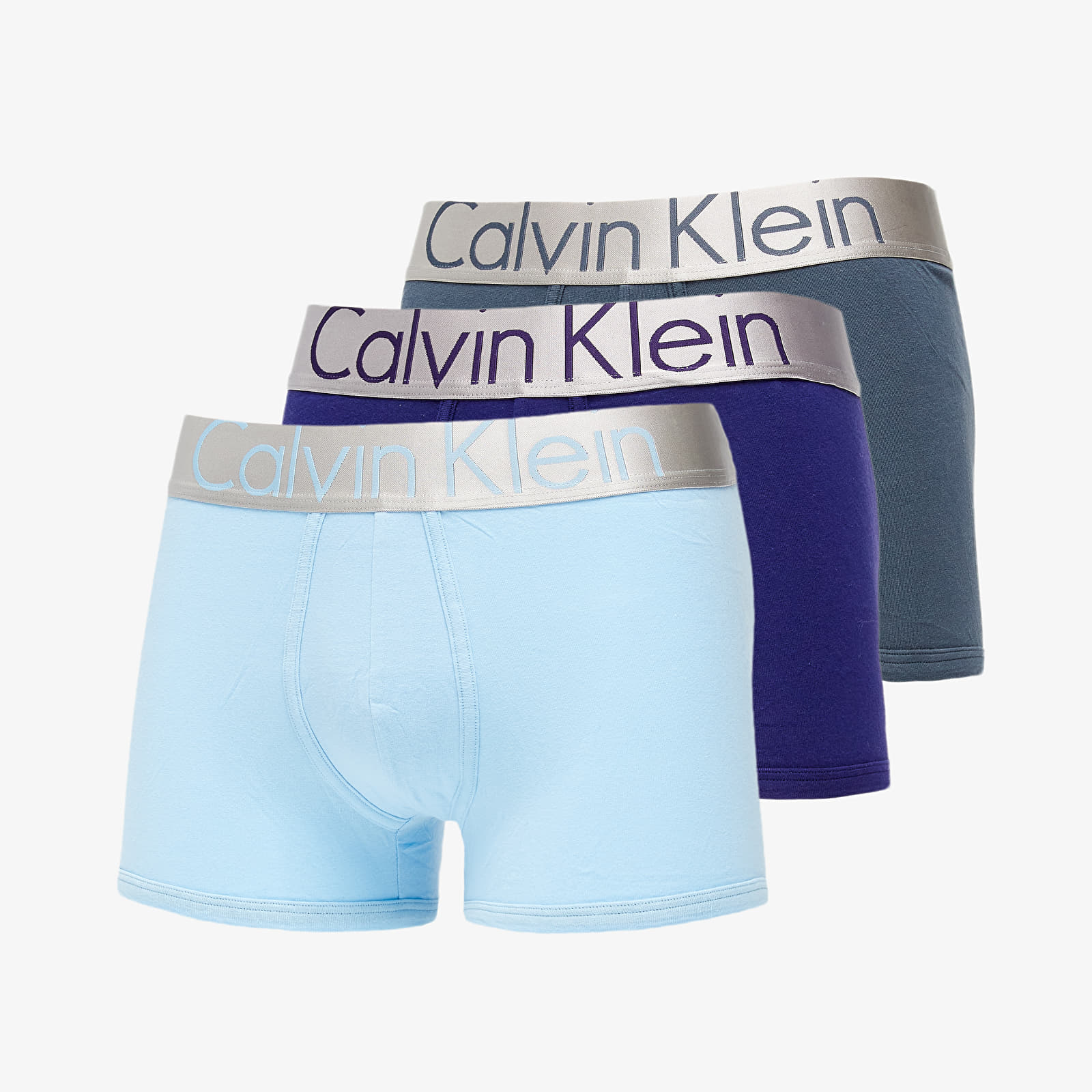 Boxerky Calvin Klein 3 Pack Trunks Blue