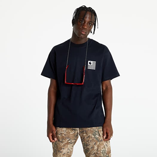 T-shirts Carhartt WIP Waving State Flag T-Shirt Black | Footshop