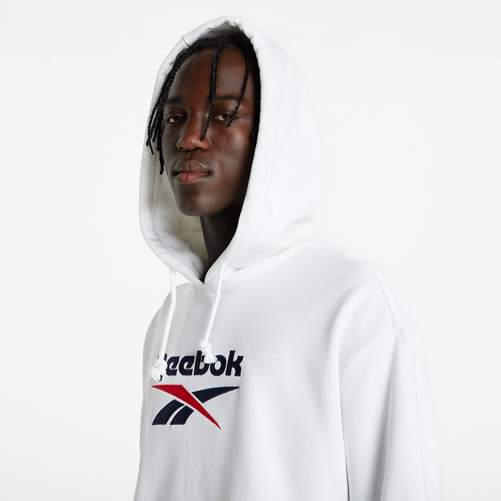 Hoodies and sweatshirts  Reebok Classics F Vector Hoodie White/ Vecnav/ Vecred