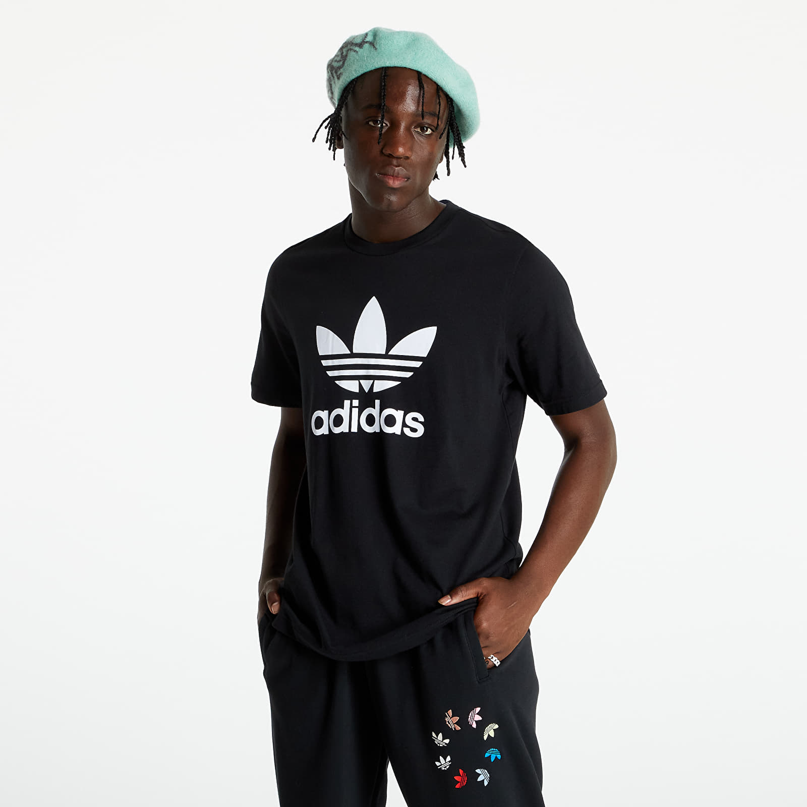 Camisetas adidas Trefoil T-Shirt Black/ White