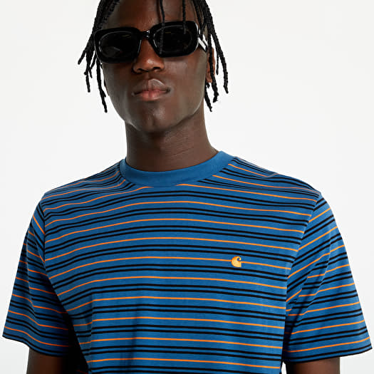 T shirts Carhartt WIP Akron T Shirt Akron Stripe Shore Footshop