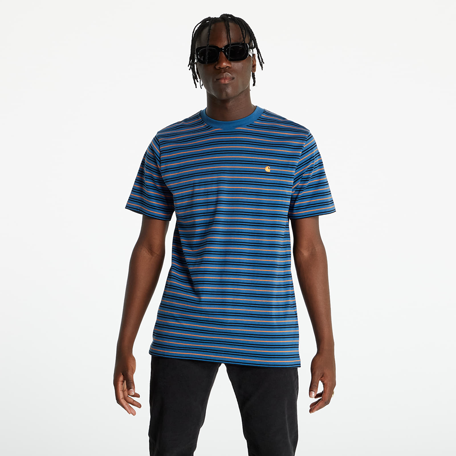 T-shirts Carhartt WIP Akron T-Shirt Akron Stripe/ Shore