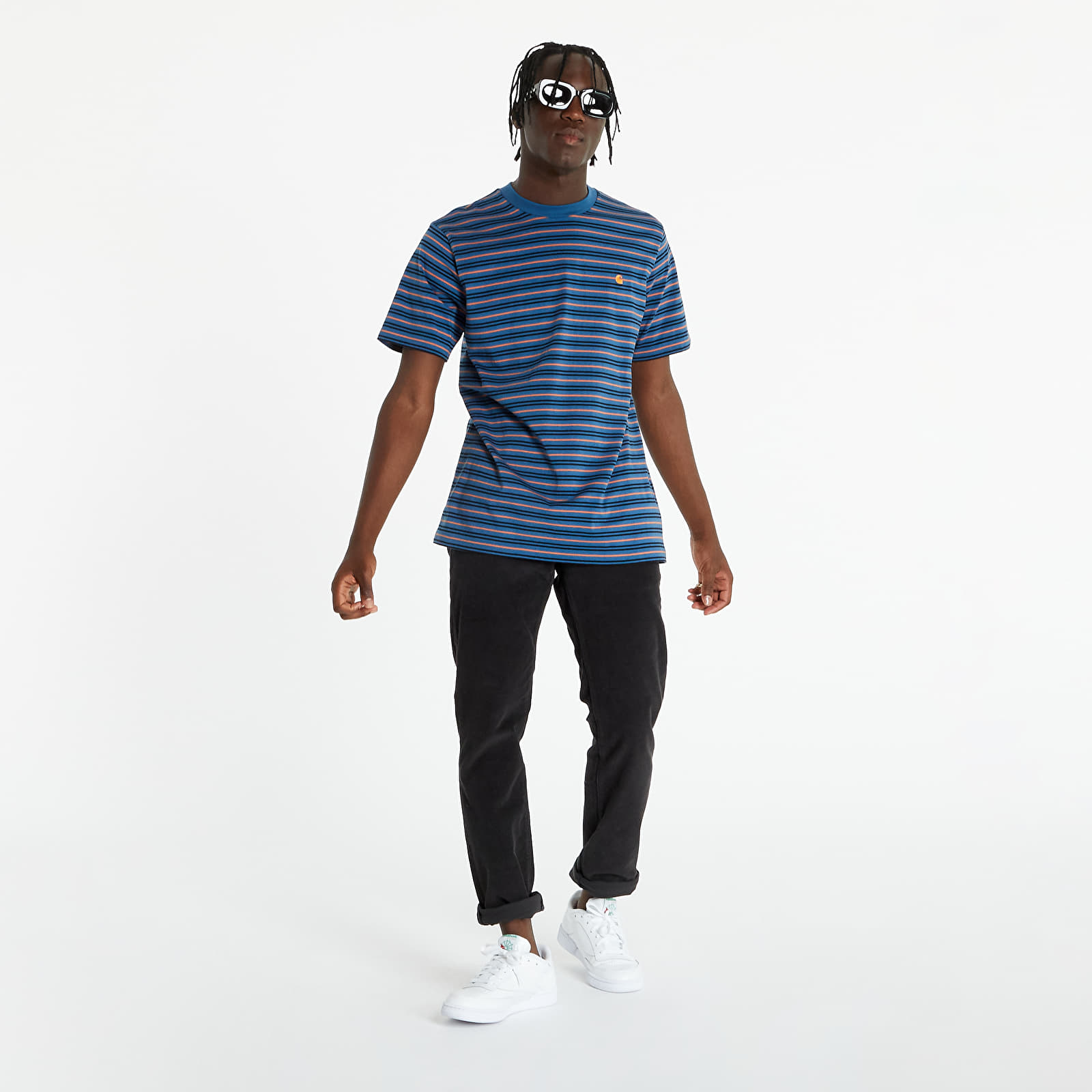 T-shirts Carhartt WIP Akron T-Shirt Akron Stripe/ Shore