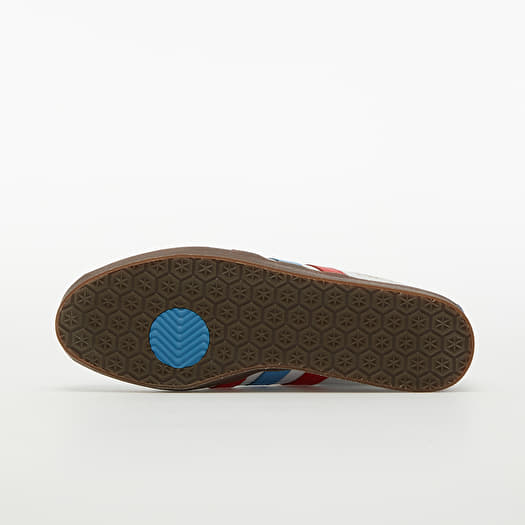 Men's shoes adidas Gazelle Vintage Crystal White/ Vivid Red/ Light Blue  (FX5489) | Footshop