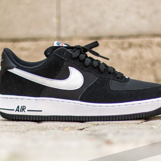 Black and white suede air force 1 sales