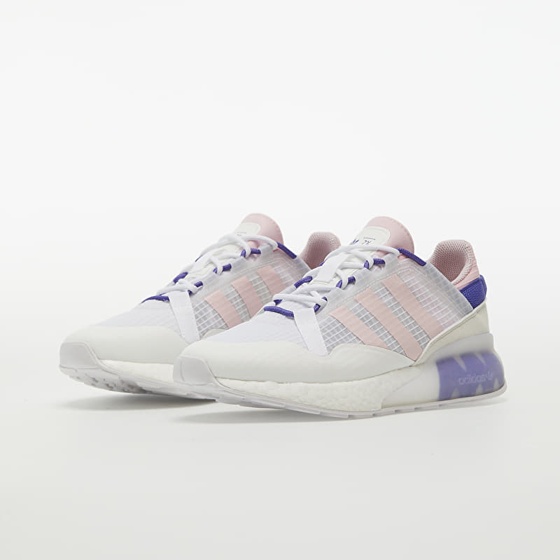 adidas ZX 2K Boost Pure W Ftw White/ Clear Pink/ Purple | Footshop