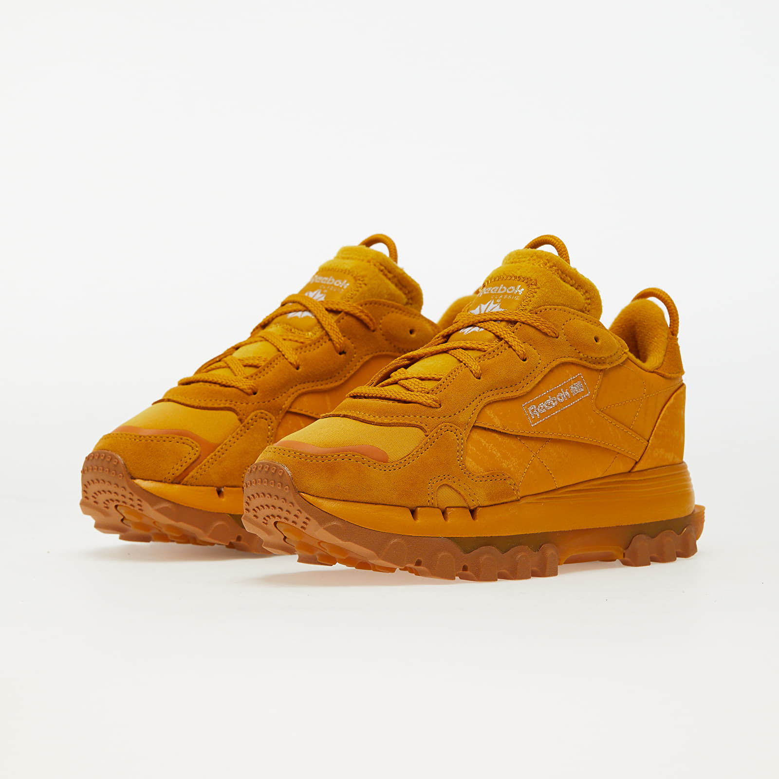 Încălțăminte și sneakerși pentru femei Reebok x Cardi B Classic Leather Bright Ochre/ Bright Ochre/ Rbkg07