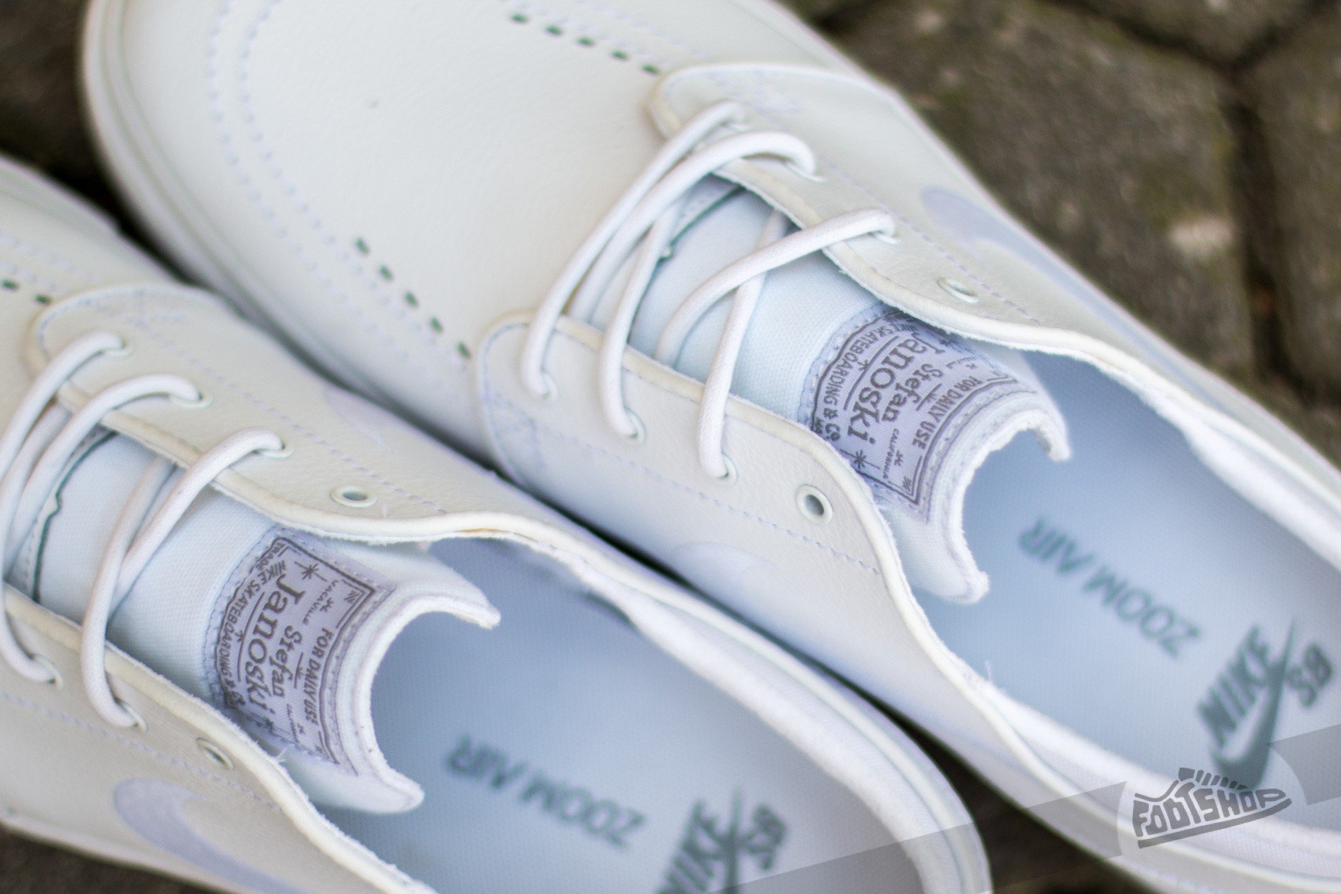 Miesten kengät Nike Zoom Stefan Janoski L White/ White- Wolf Grey
