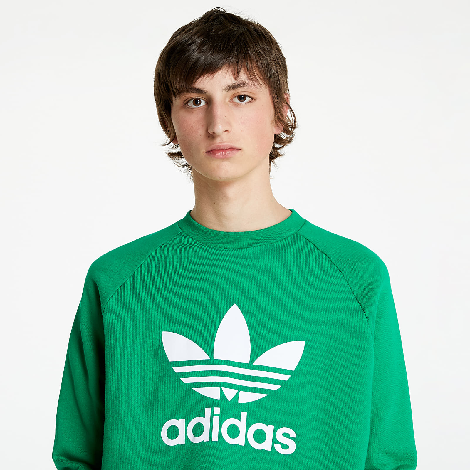 Sweatshirts adidas Trefoil Crew Green/ White