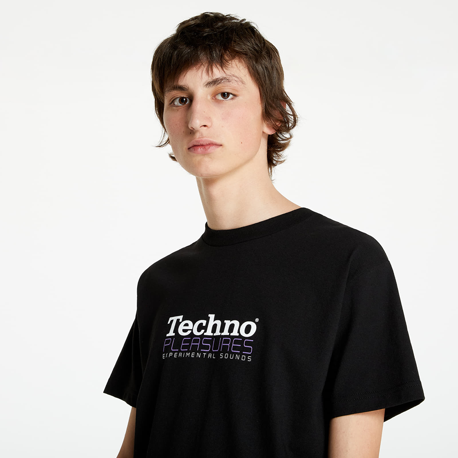 Majice i košulje PLEASURES Techno Tee Black