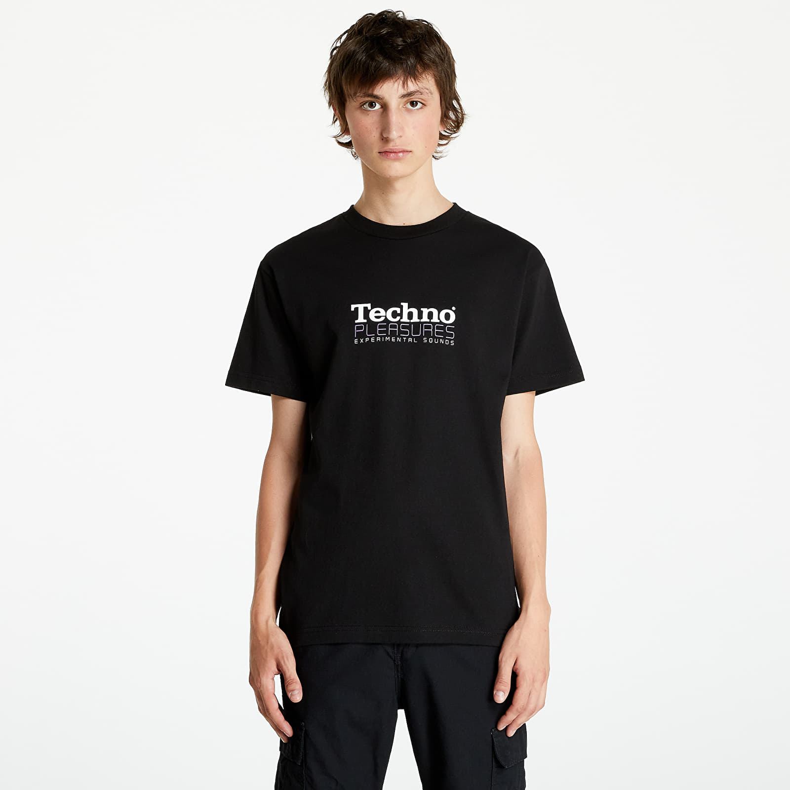 Majice i košulje PLEASURES Techno Tee Black