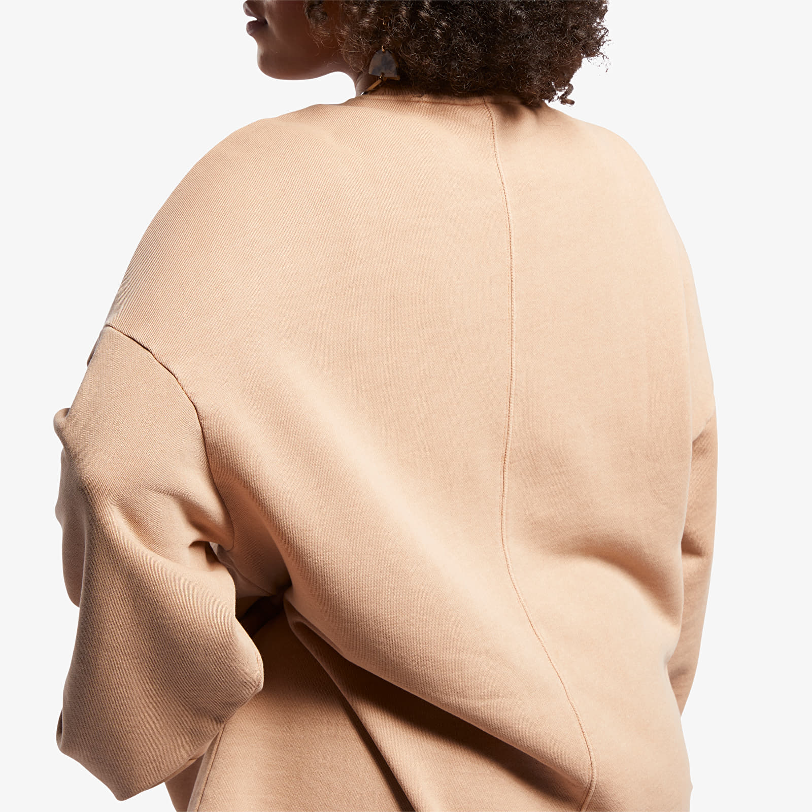 Mikiny Reebok Classics Crew Dress IN Wild Brown