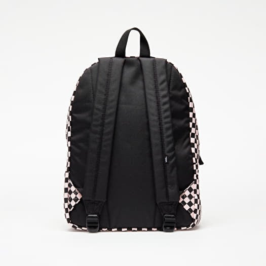 Vans realm black canvas backpack cheap