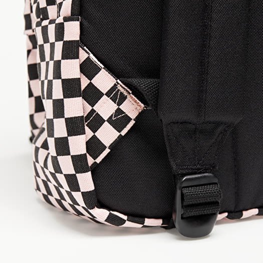 Vans realm black canvas backpack online