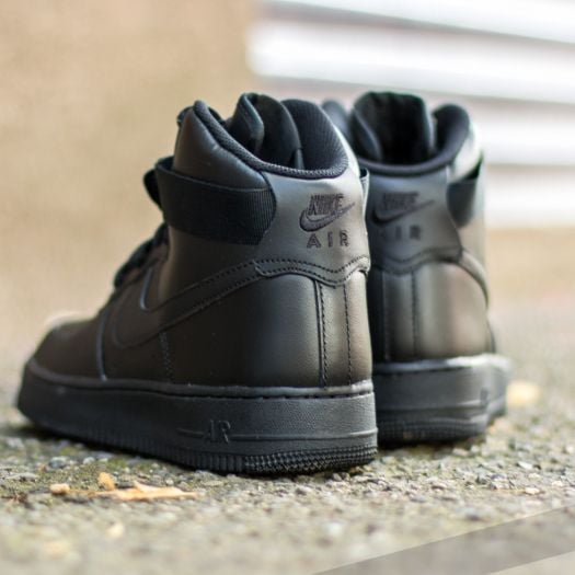 High top all black air forces deals
