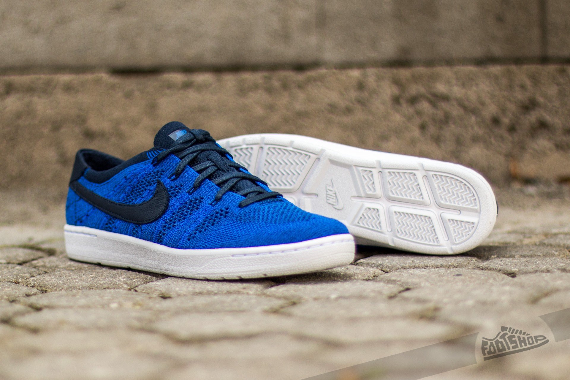 Vyriška avalynė Nike Tennis Classic Ultra Flyknit College Navy/ College Navy- Racer Blue- White