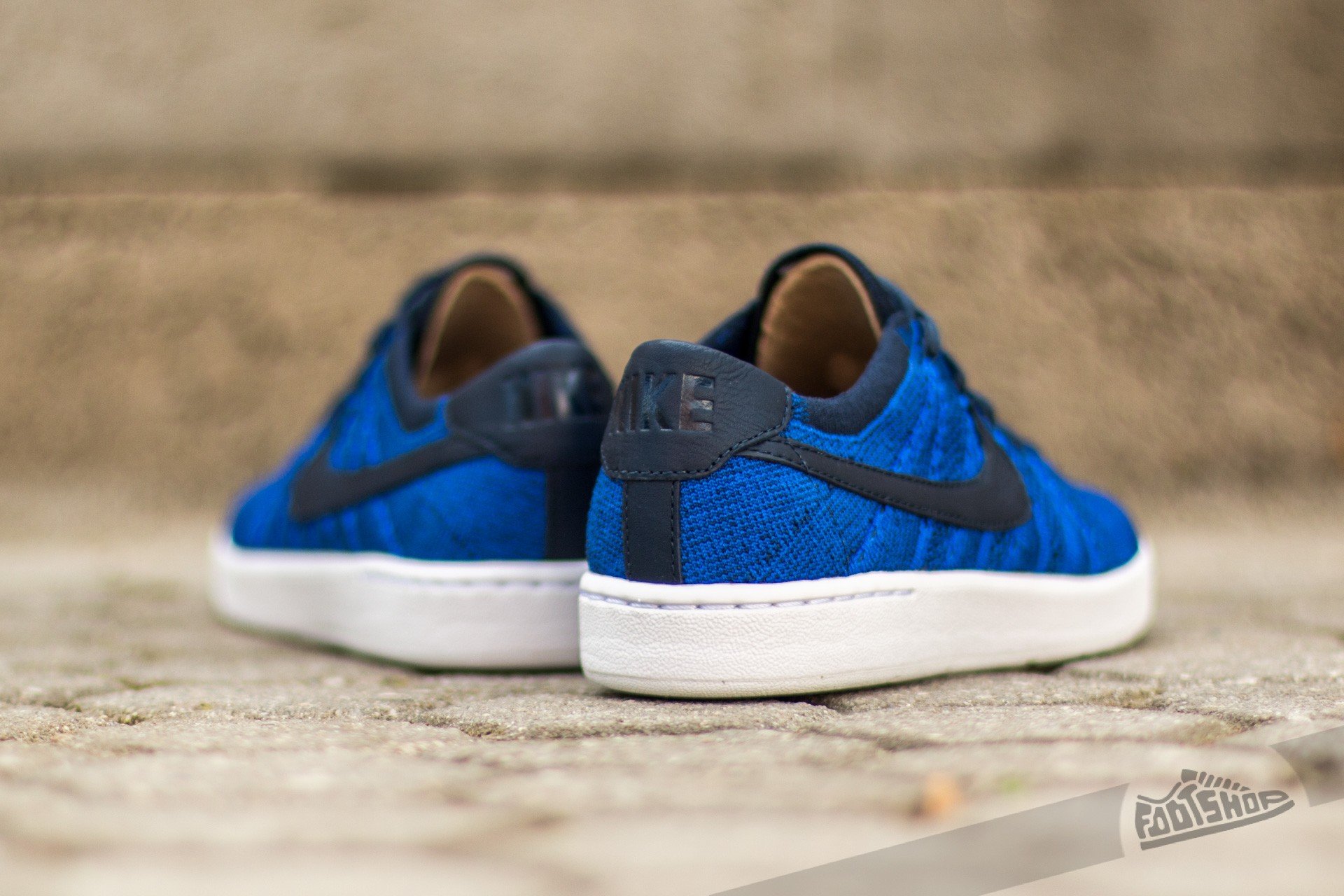 Vyriška avalynė Nike Tennis Classic Ultra Flyknit College Navy/ College Navy- Racer Blue- White