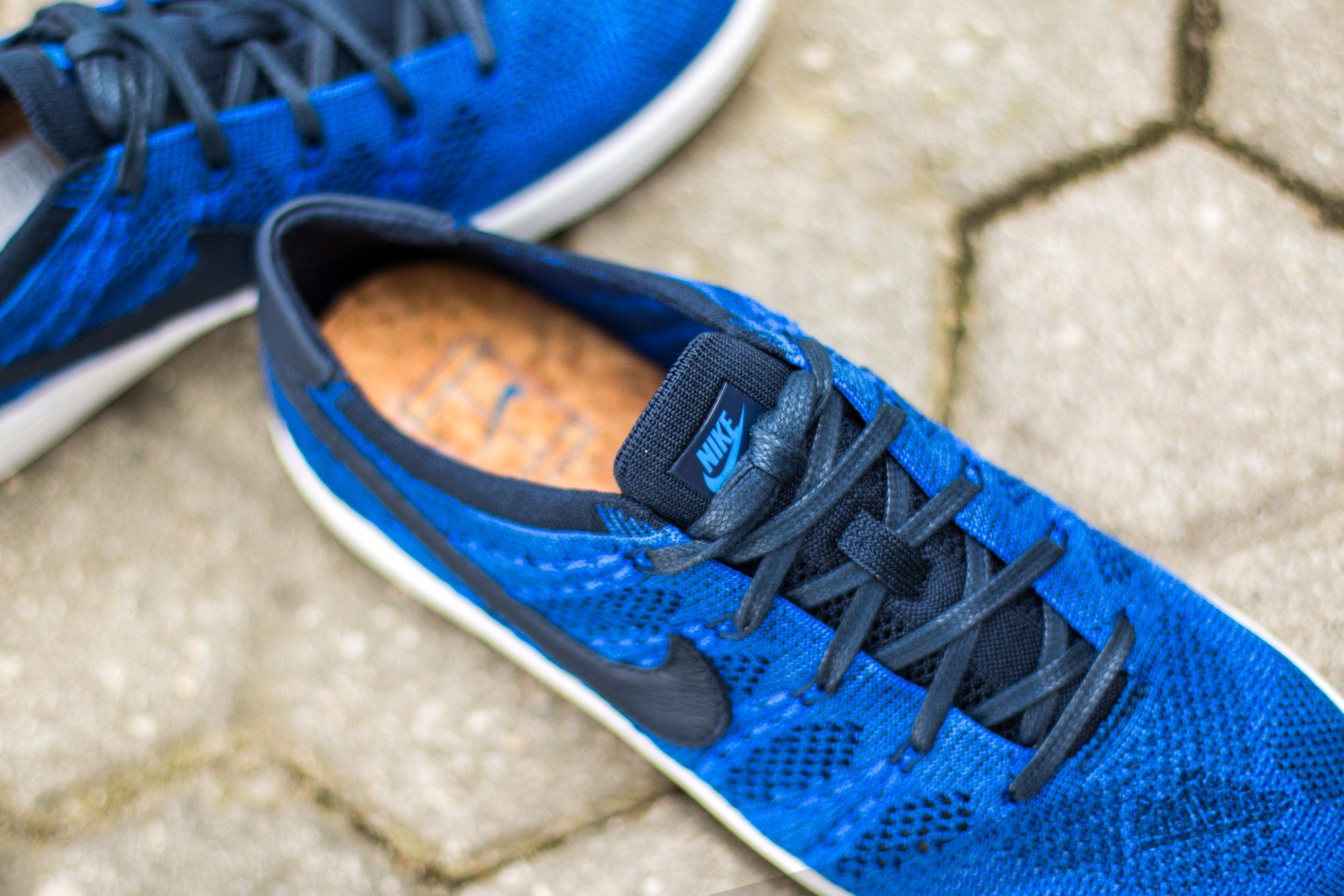 Vyriška avalynė Nike Tennis Classic Ultra Flyknit College Navy/ College Navy- Racer Blue- White