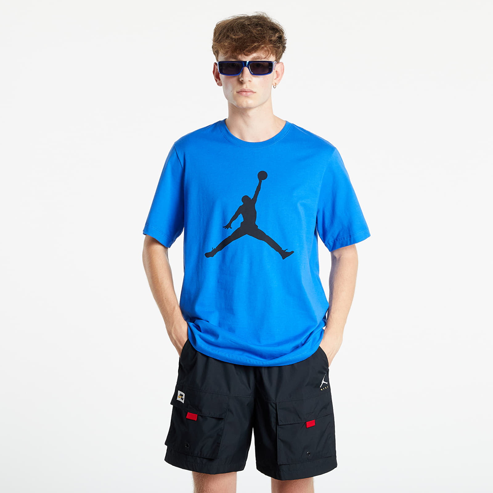 T-Shirts Jordan Jumpman Men's T-Shirt Game Royal/ Black