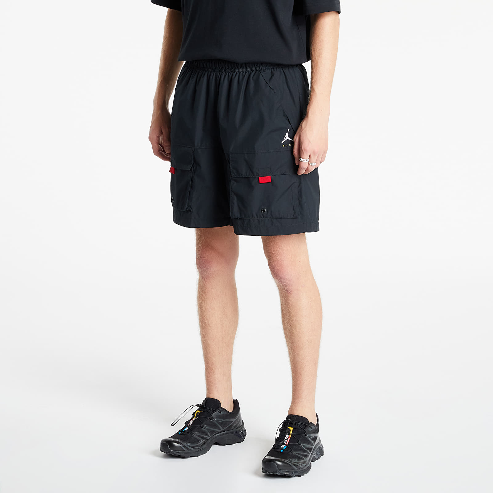 Къси панталони Jordan Jumpman Men's Woven Shorts Black/ Gym Red