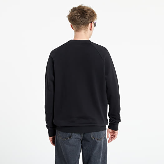 Dukserice adidas Trefoil Crew Black White Footshop