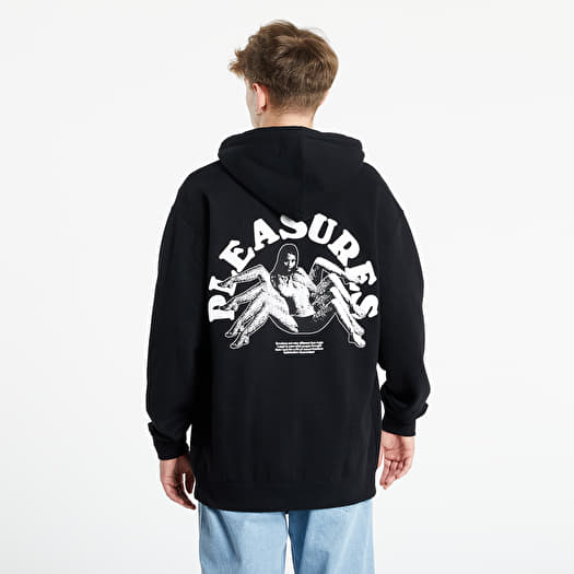 Pleasures zip up on sale hoodie