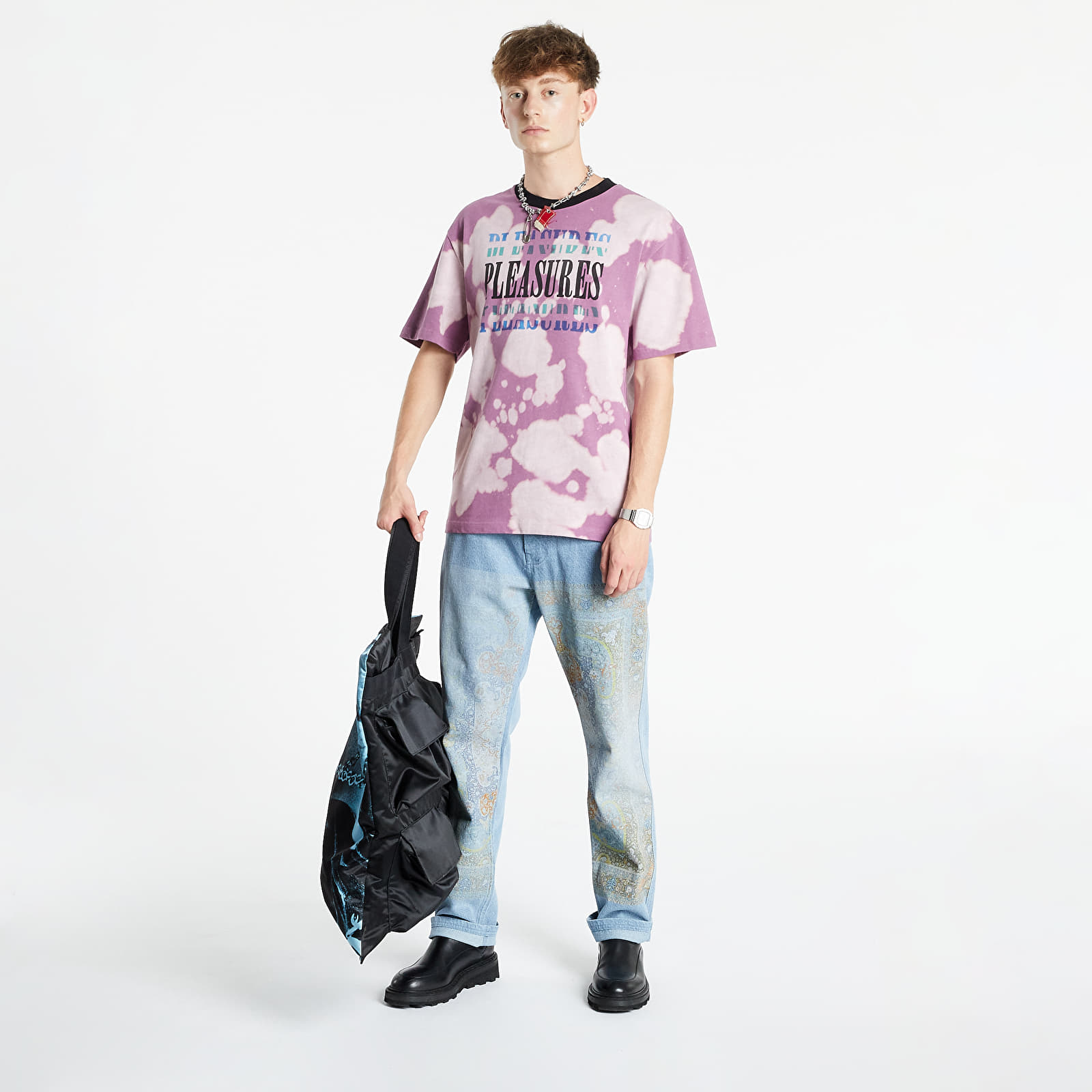 Džínsy PLEASURES Walk On Me Denim Jeans Washed