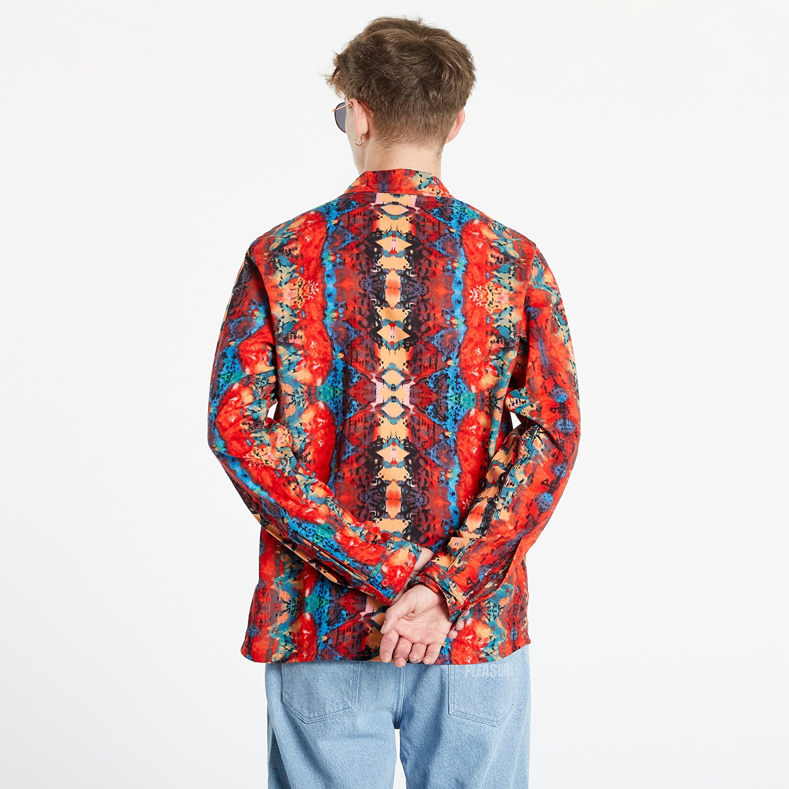 Ризи PLEASURES Miles Button Down Red