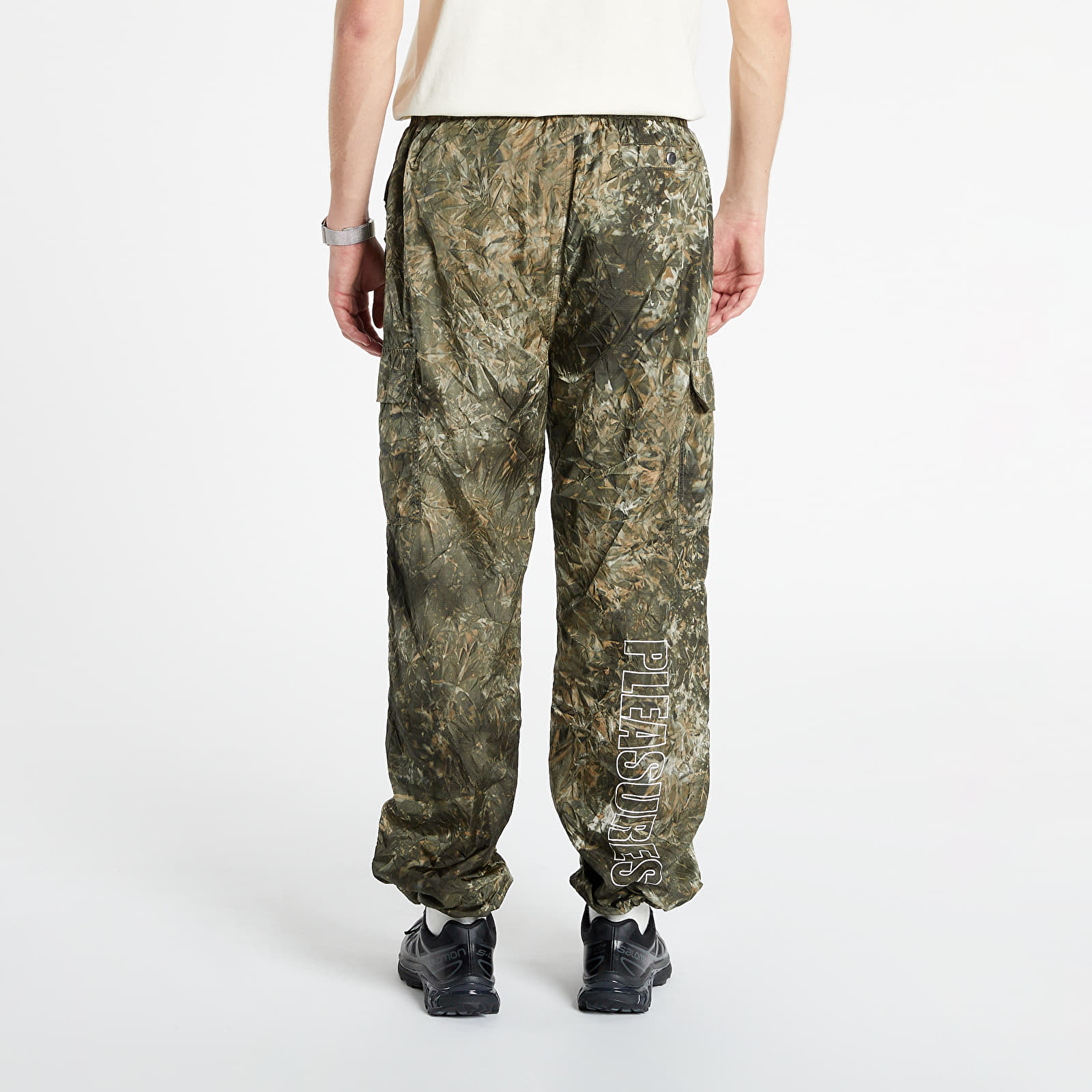 Cargo pants PLEASURES Jeffery Nylon Cargo Pants Green