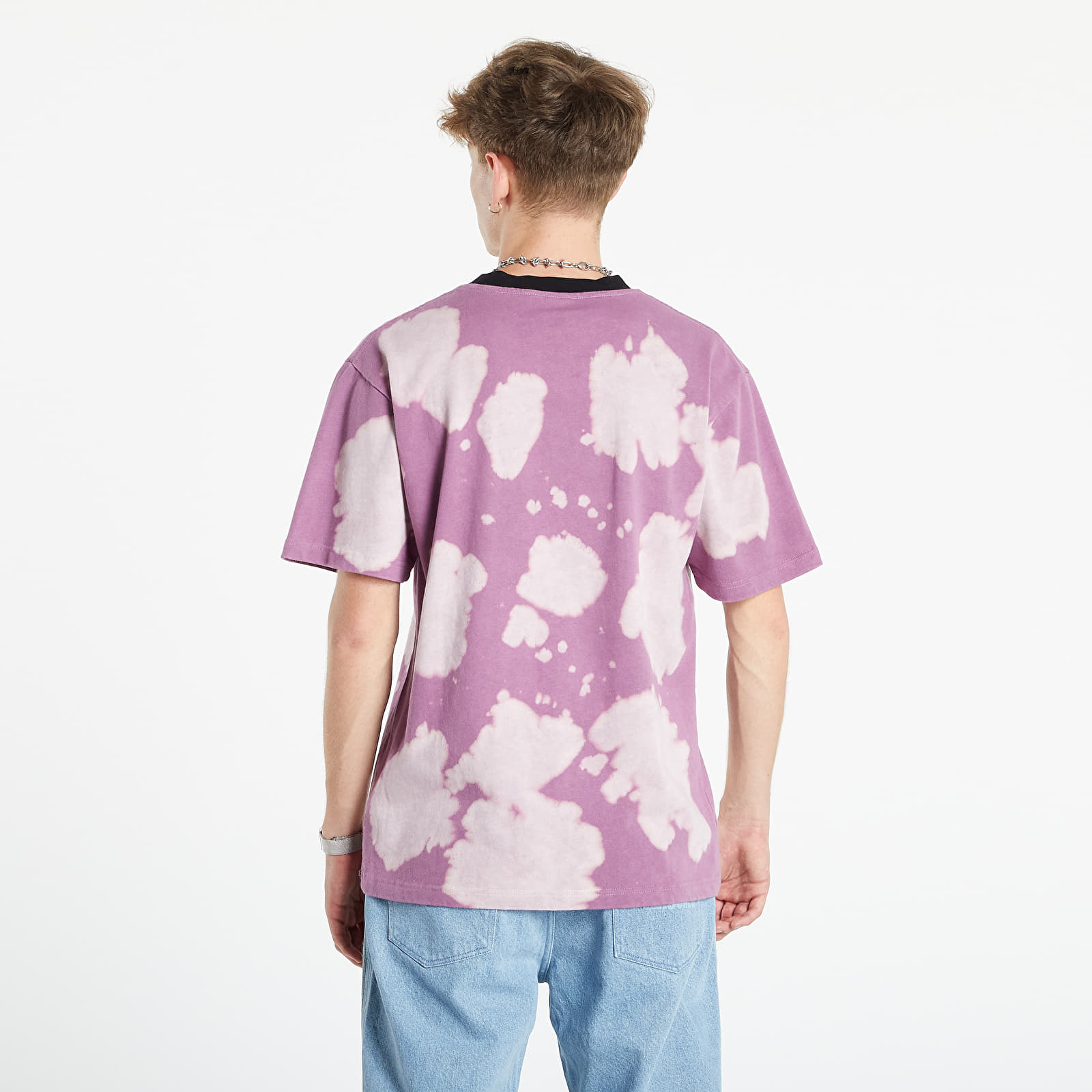 Majice T-shirt PLEASURES Swinger Dye Shirt Purple