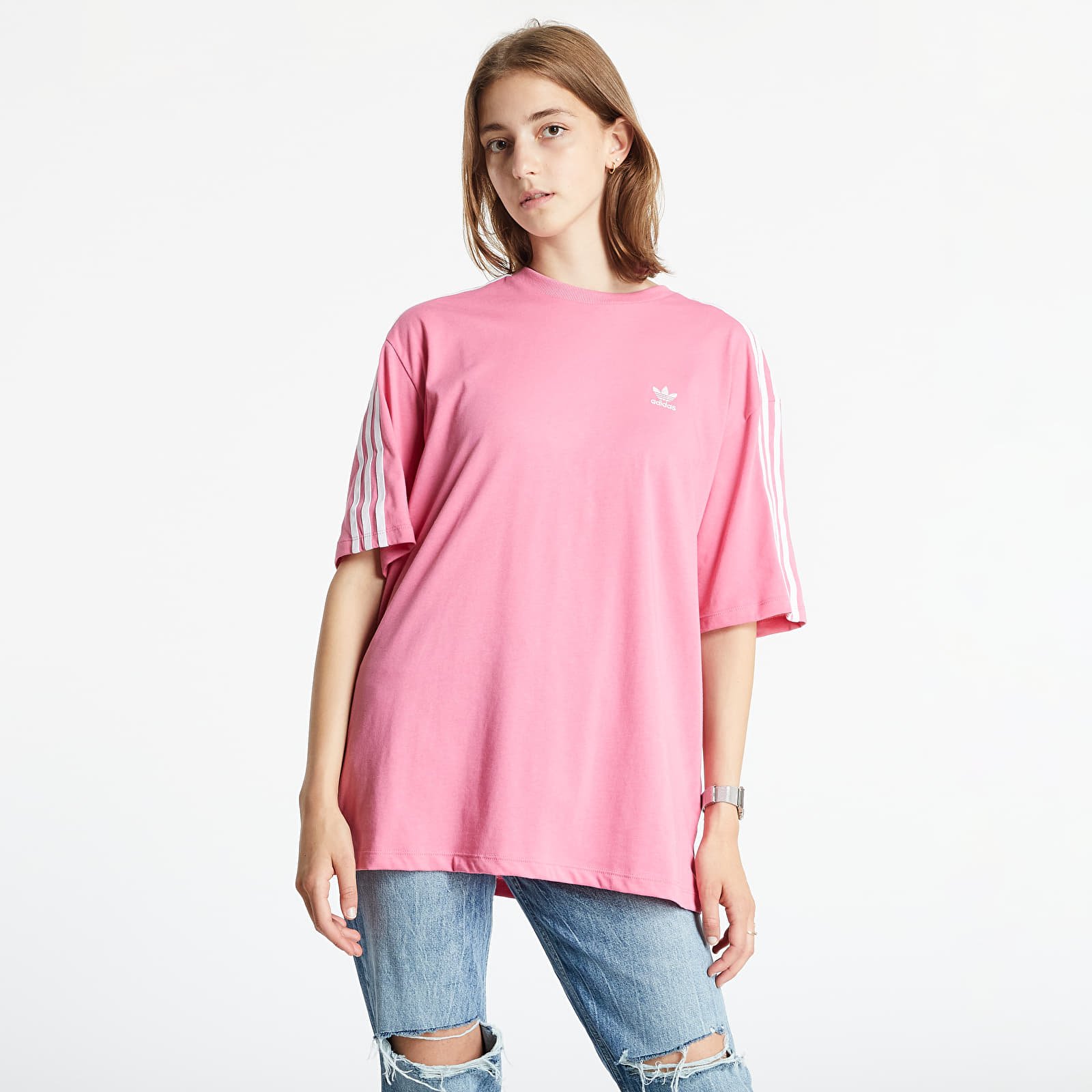 Short Sleeve T shirts adidas Oversized Tee Rose Tone Footshop