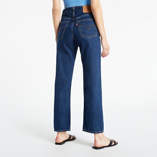 Ribcage straight ankle blue outlet levi's