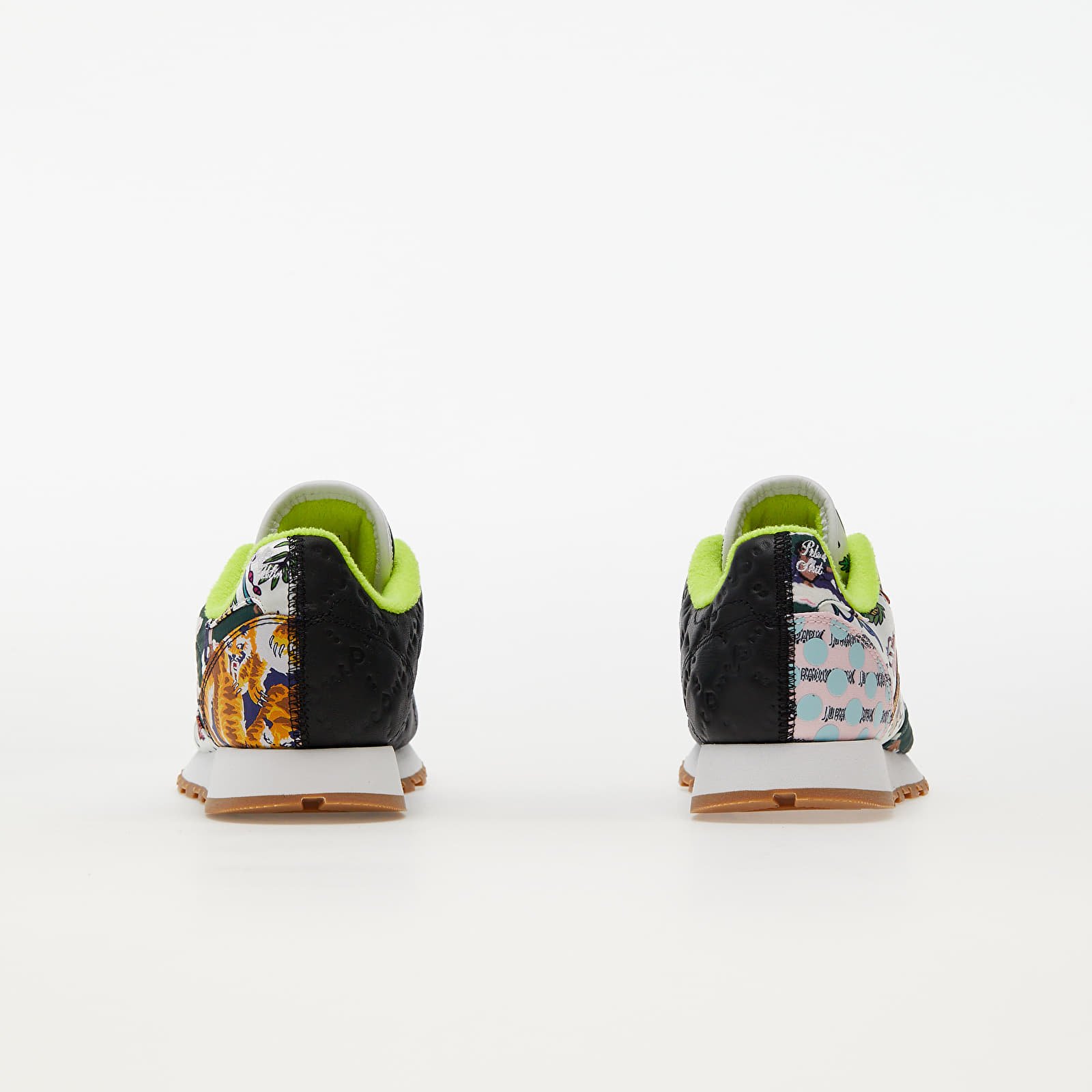 Férfi cipők Reebok Classic Leather "Jurassic Park" Black/ Ftwr White/ Acid Yellow