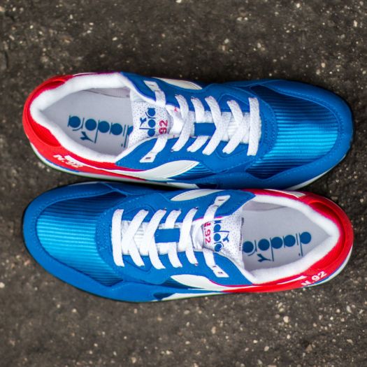 Men's shoes Diadora N-92 Poppy Red/ Imperial Blue (C6133) | Footshop