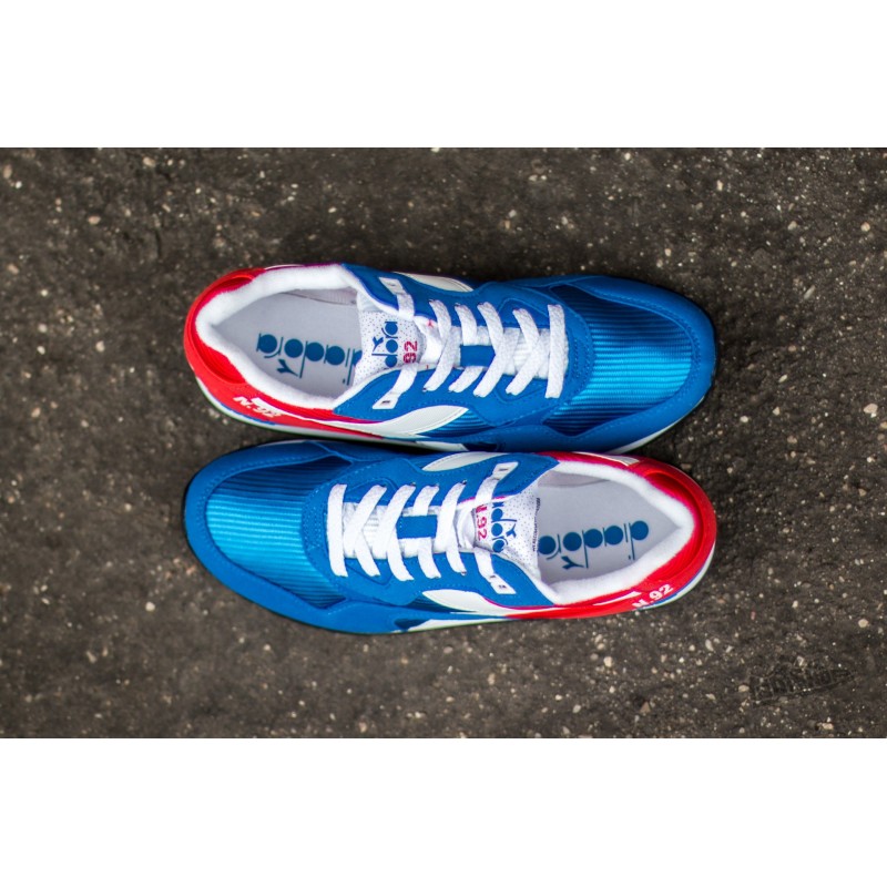 Men's shoes Diadora N-92 Poppy Red/ Imperial Blue (C6133) | Footshop