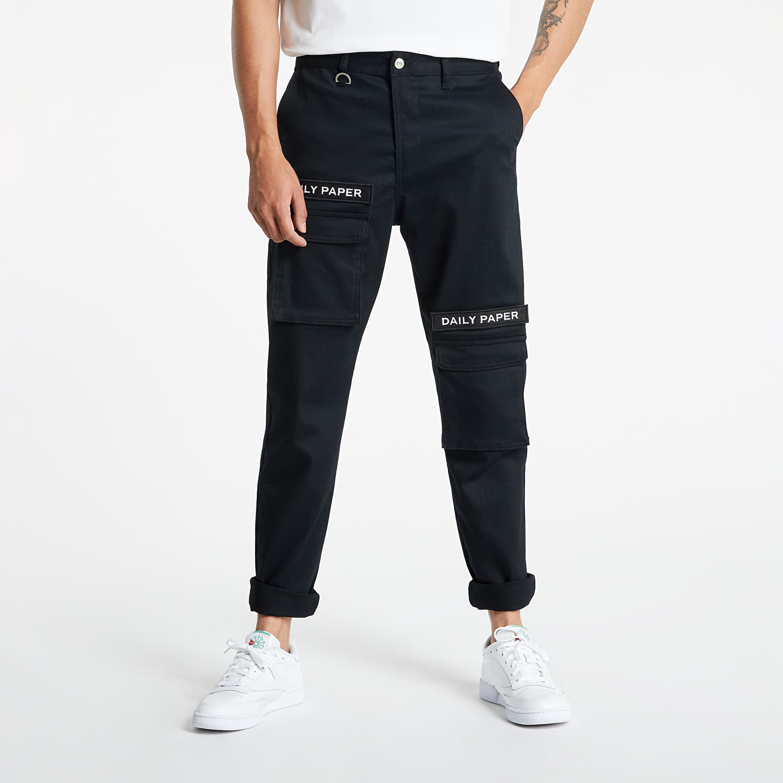 Cargo pants Daily Paper Cargo Pants Black Footshop
