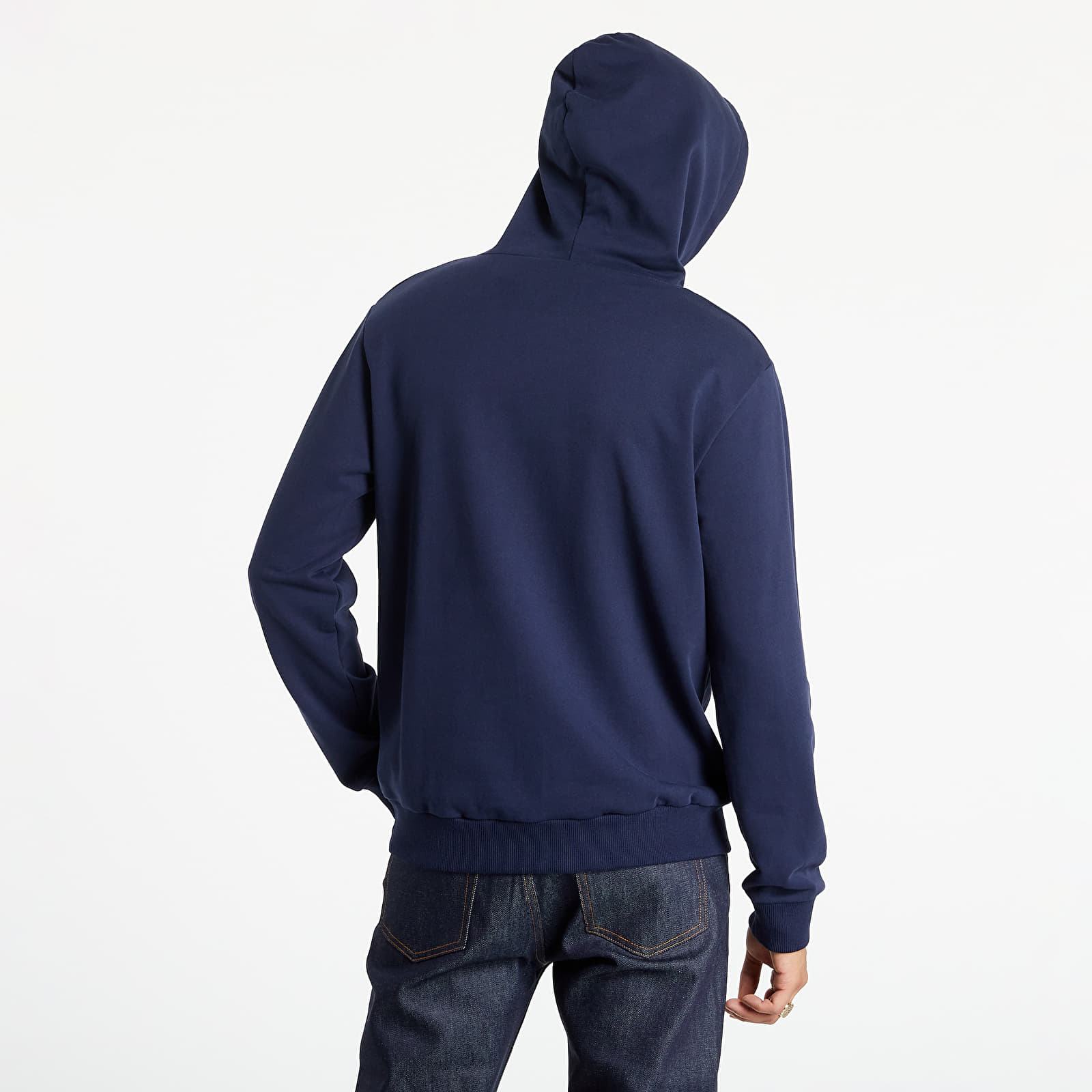 Kapucnis pulóverek és pulcsik A.P.C. Item Logo Hoodie Dark Navy