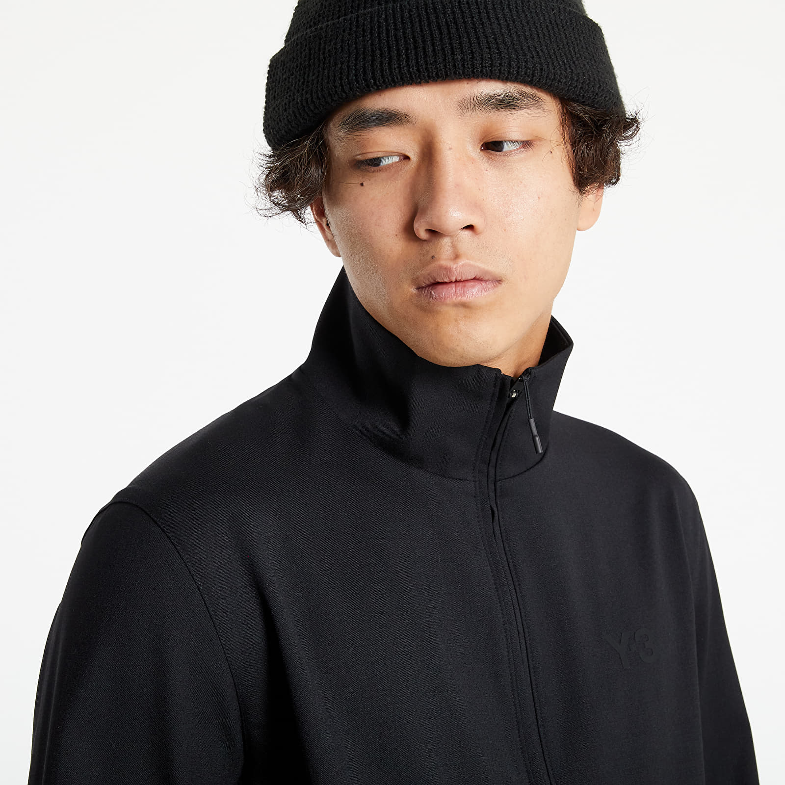Jackets Y-3 Classic Refined Wool Stretch Track Jacket Black