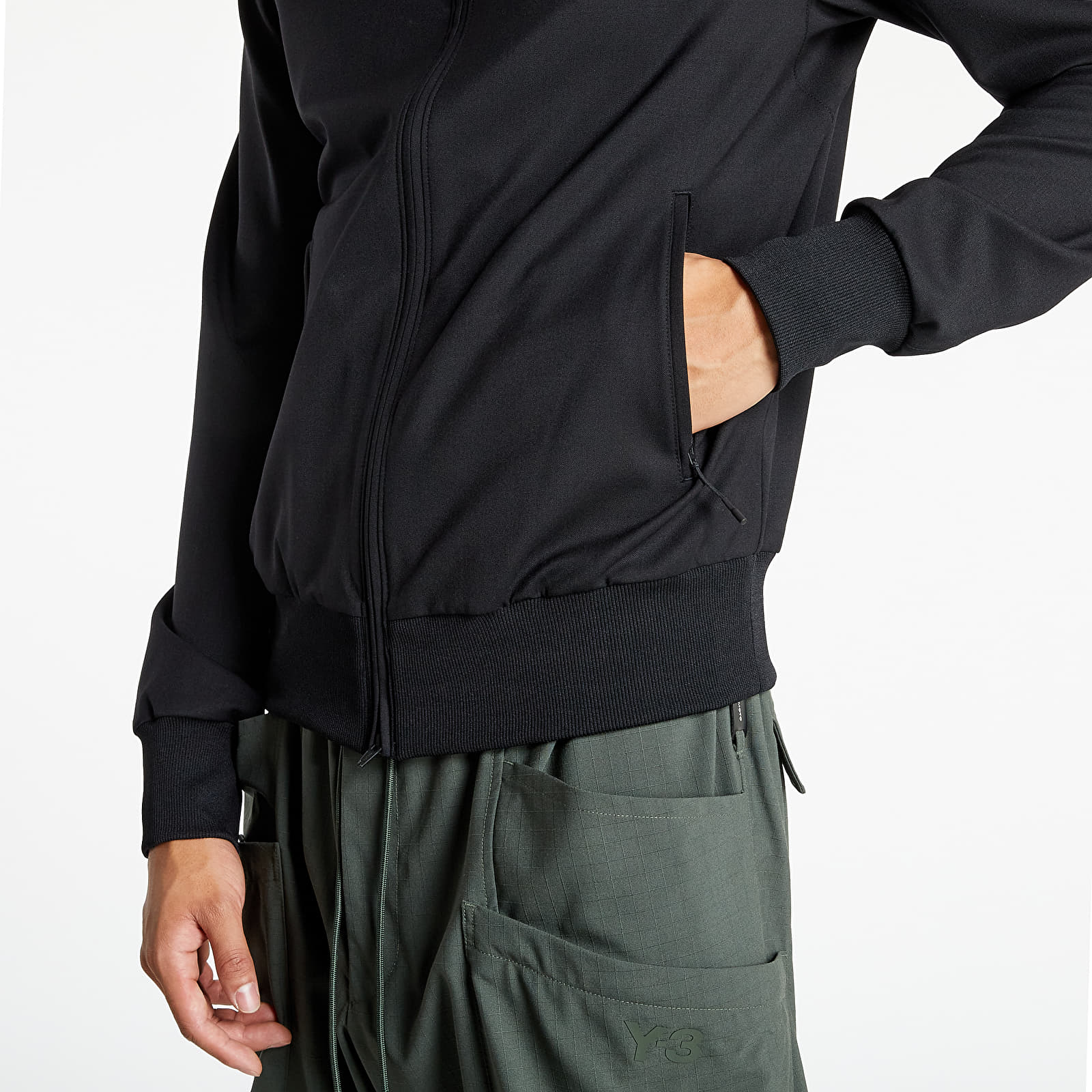 Jackets Y-3 Classic Refined Wool Stretch Track Jacket Black