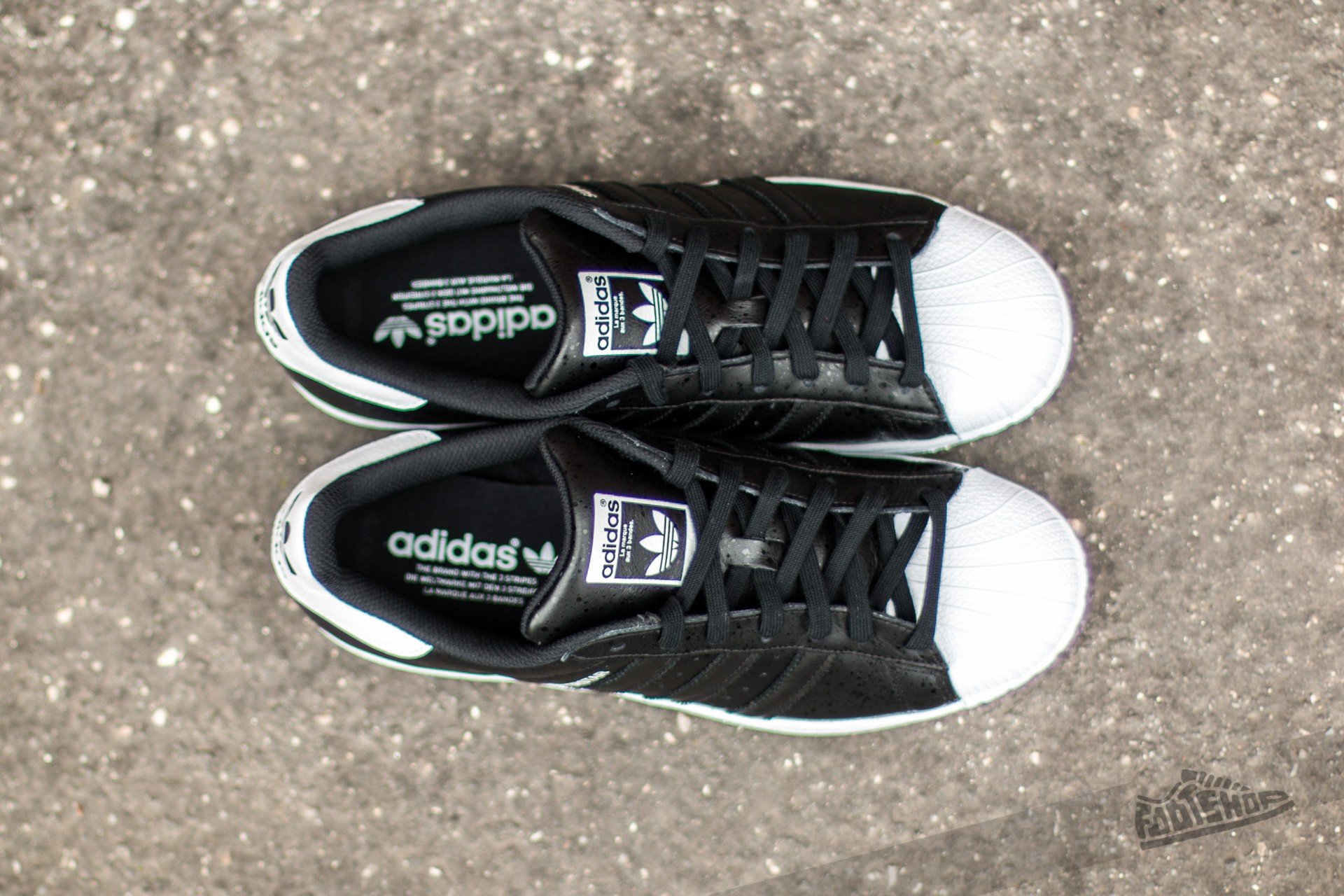 Pánske tenisky a topánky adidas Superstar Core Black/ Core Black/ Crystal White