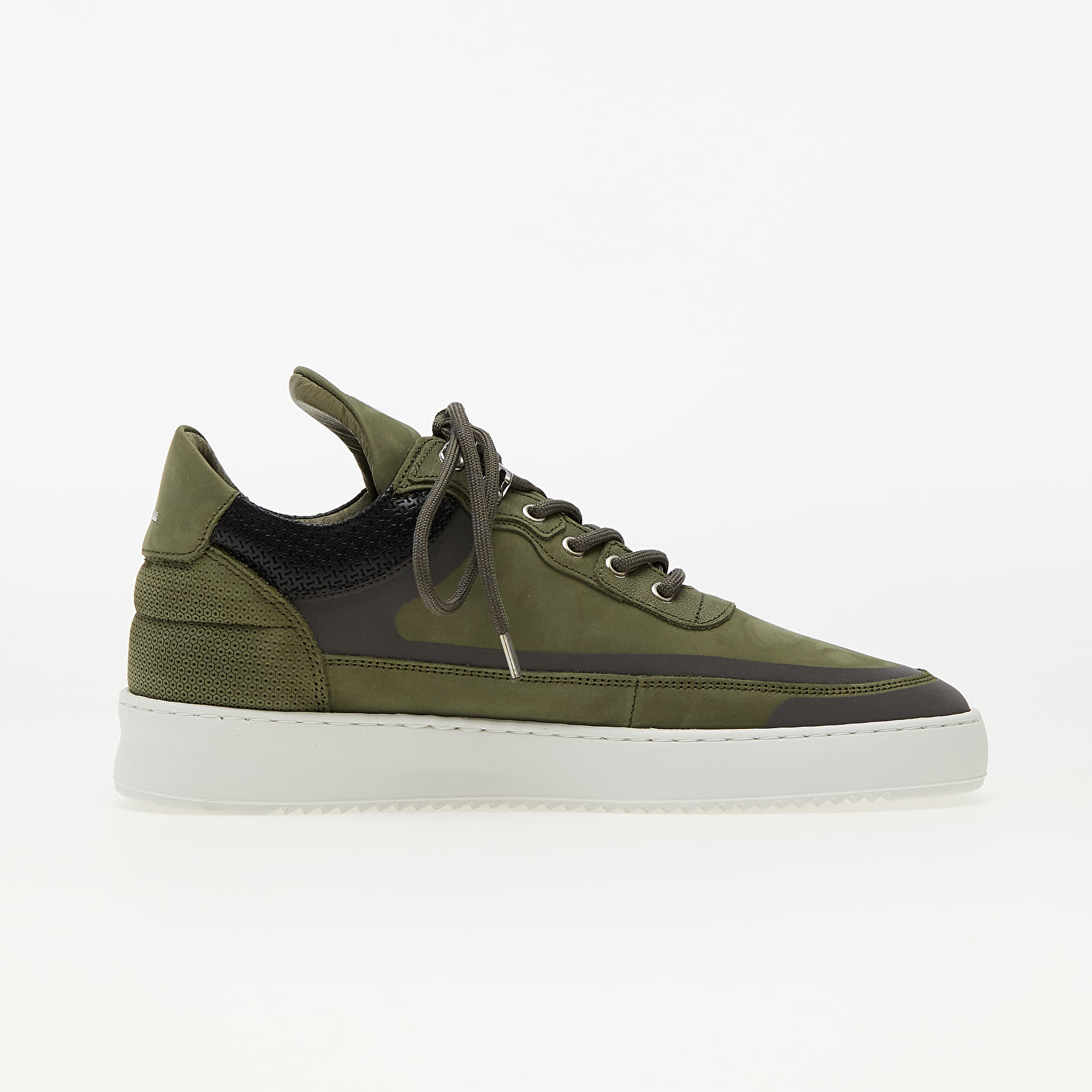Herresko Filling Pieces Low Top Ripple Meta Dark Green