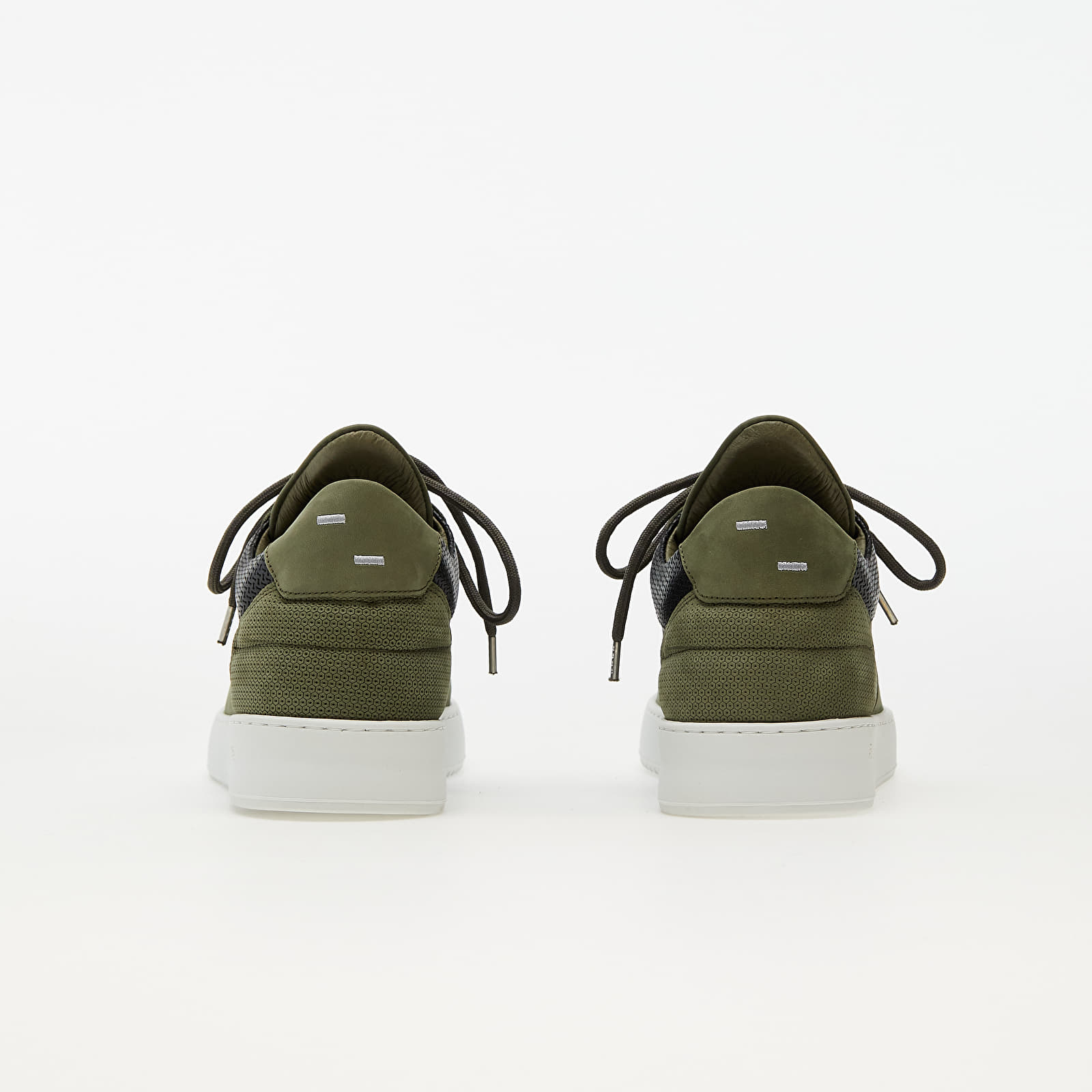 Herresko Filling Pieces Low Top Ripple Meta Dark Green