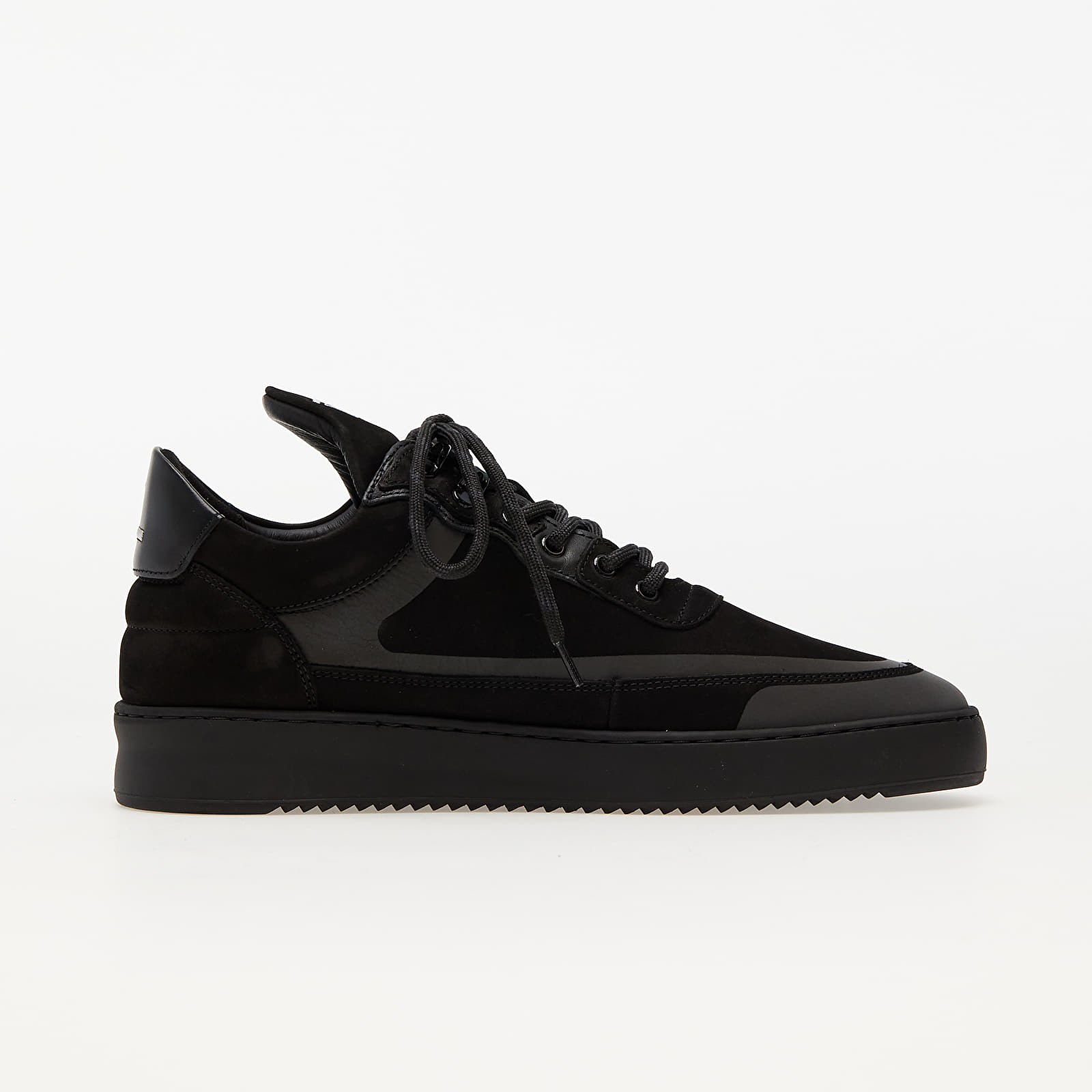 Moški čevlji Filling Pieces Low Top Ripple Meta All Black