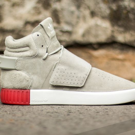 Manner adidas Tubular Invader Strap Sesame Sesame Vivid Red Footshop