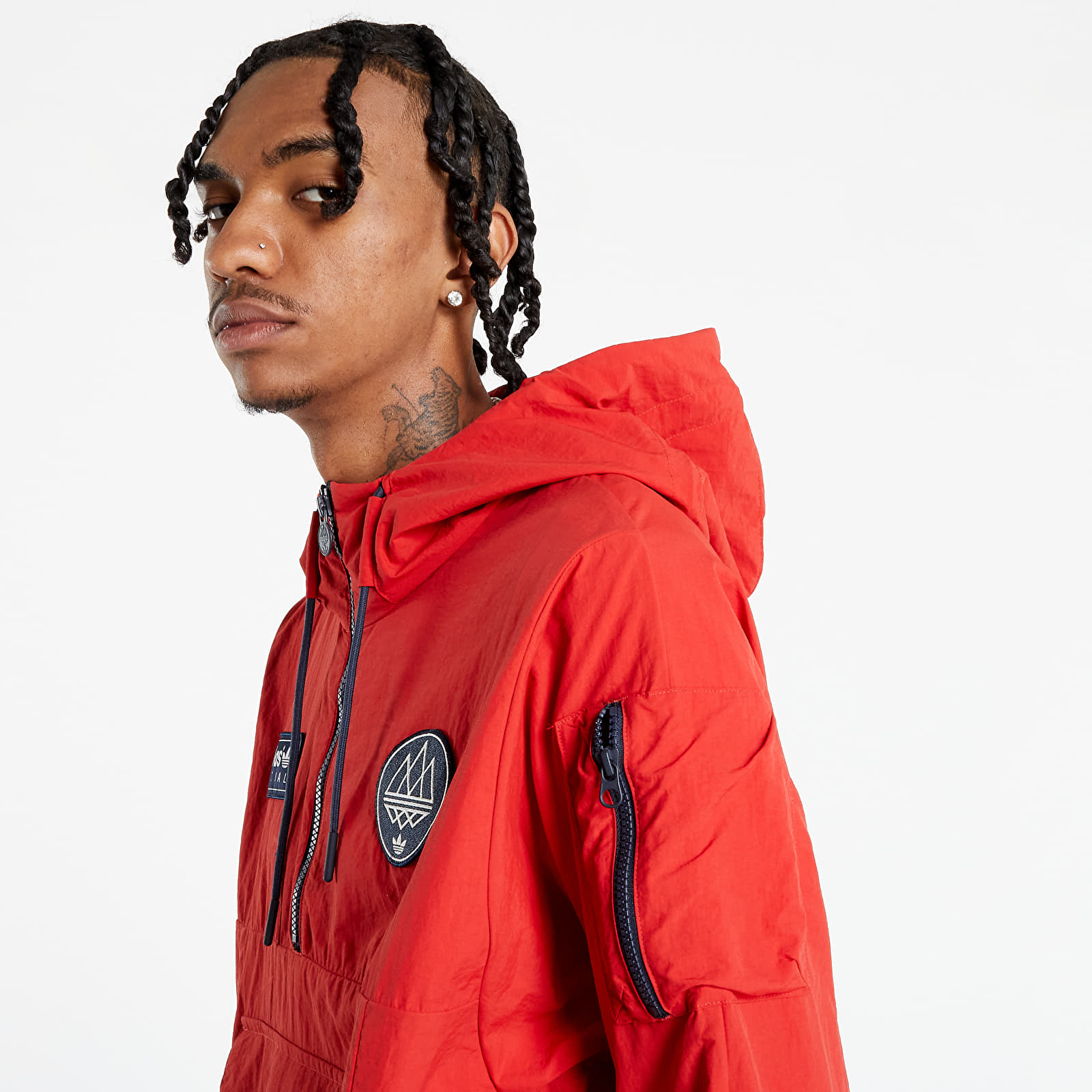 Kabátok adidas Todmorden Smock Power Red