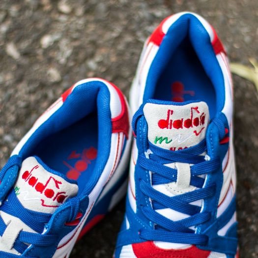Diadora N9000 NYL True Blue Poppy Red